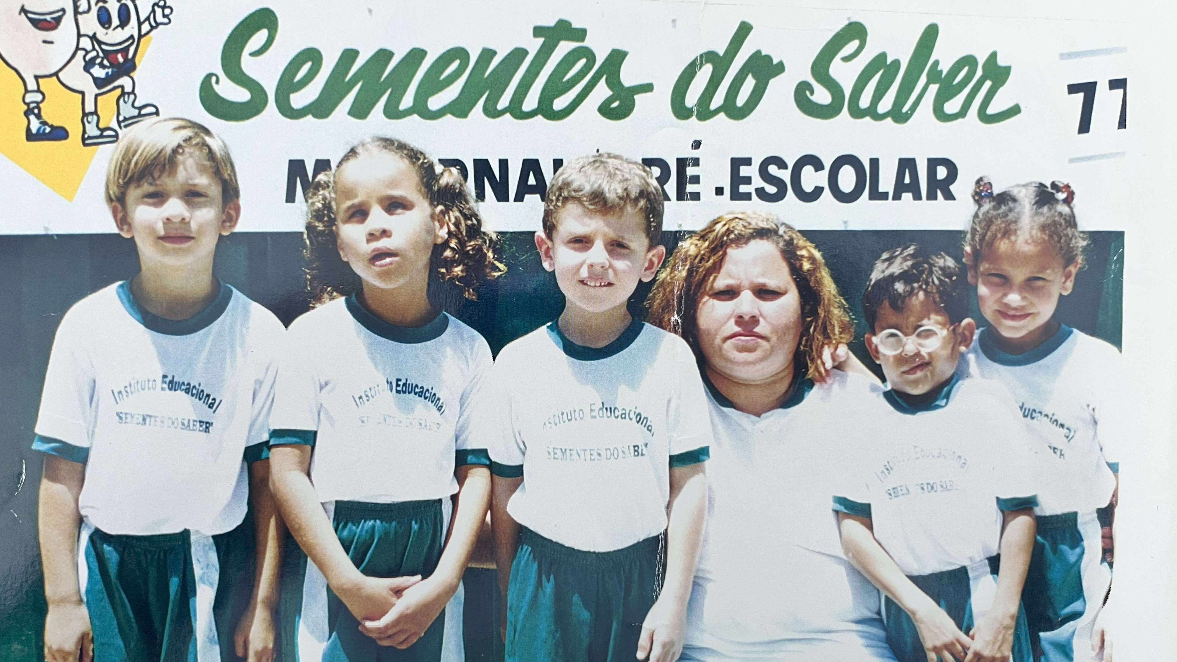 Marco interativo da história do colégio